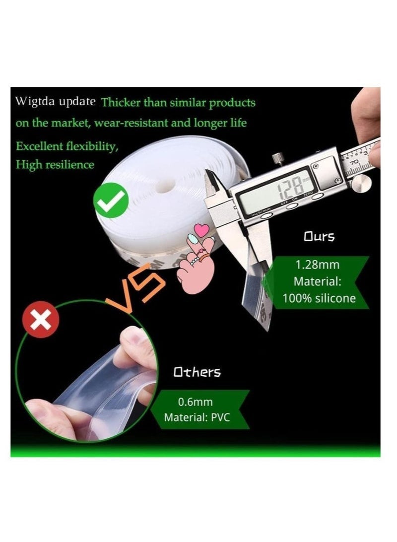 Silicone Seal Strip and Weather Stripping with Self Adhesive for Bottom of Doors Door Draft Stopper 5M Weather Stripping Door Bottom Gap Replacement Strip Roll Soundproof 25MM. - Image 2